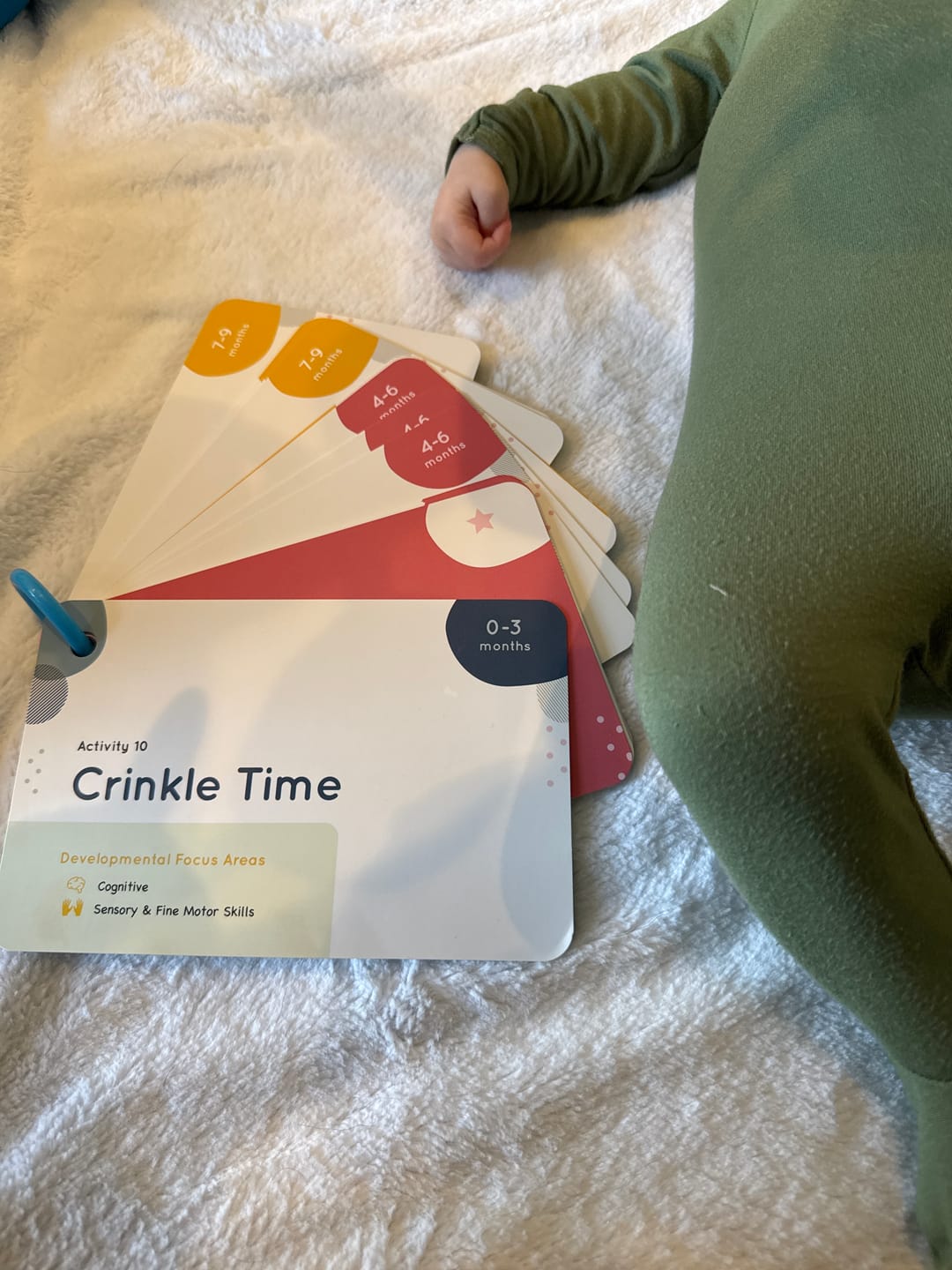 Customer photo review of Curious Baby™ Activity Cards