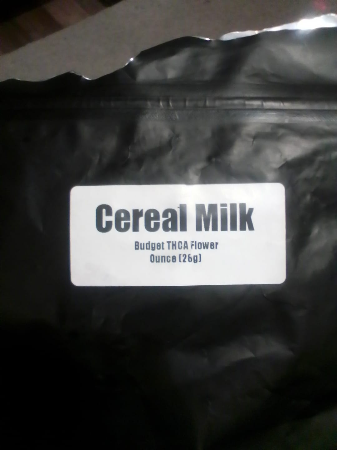 Customer photo review of Cereal Milk THCA Flower (Budget)