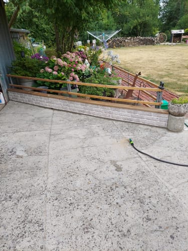 Customer photo review of Parement Mural Brique Gris Béton - Imitation Pierre 3D - 100 x 50 CM