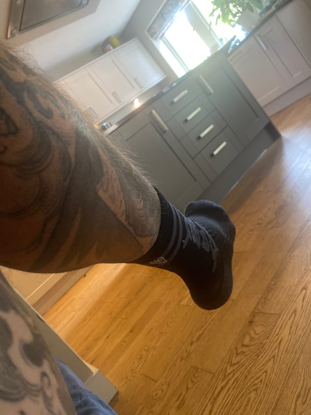 Customer photo review of Lucky Dip | Compression Shred Socks