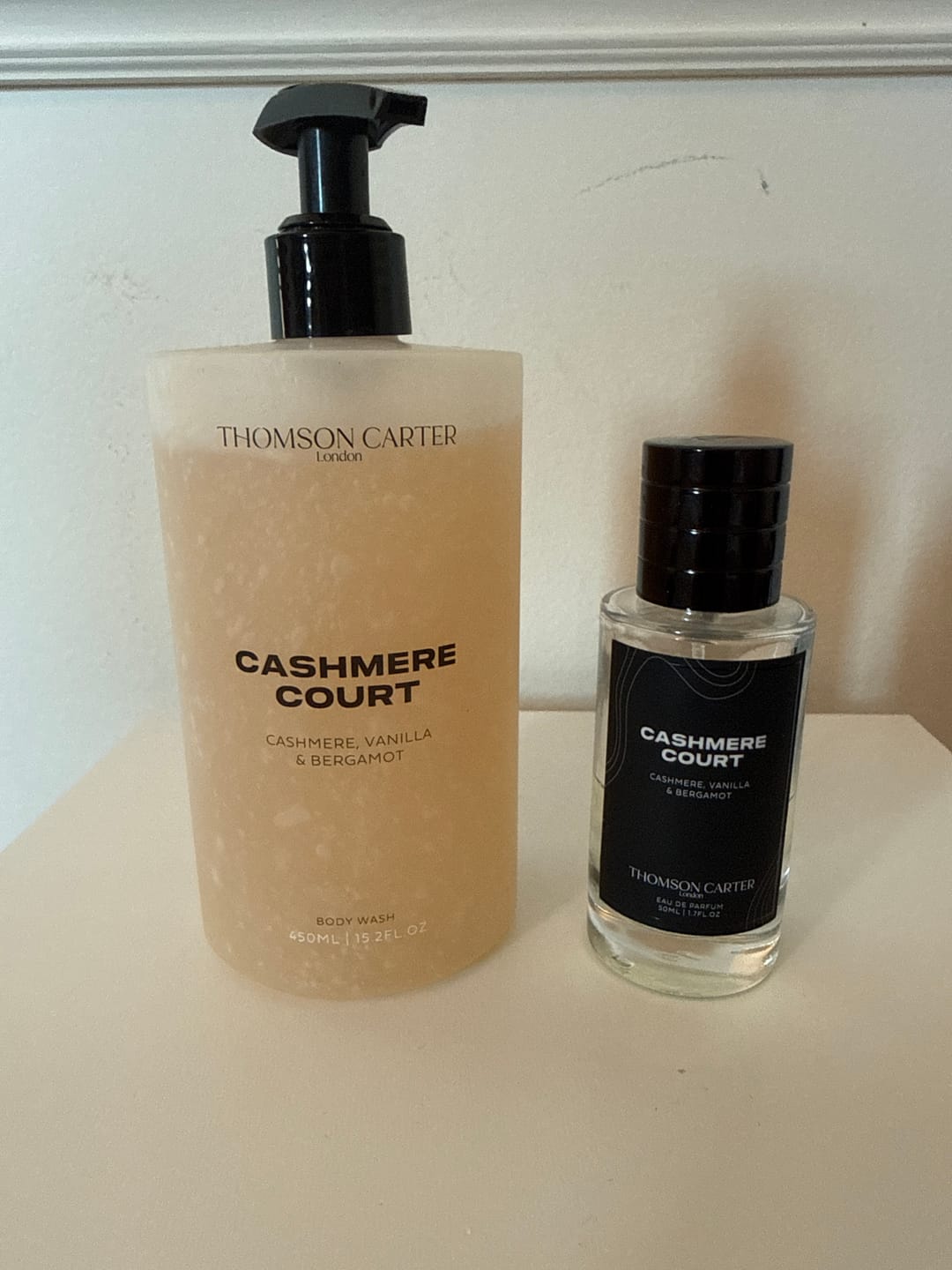 Customer photo review of Cashmere Court | Body Wash