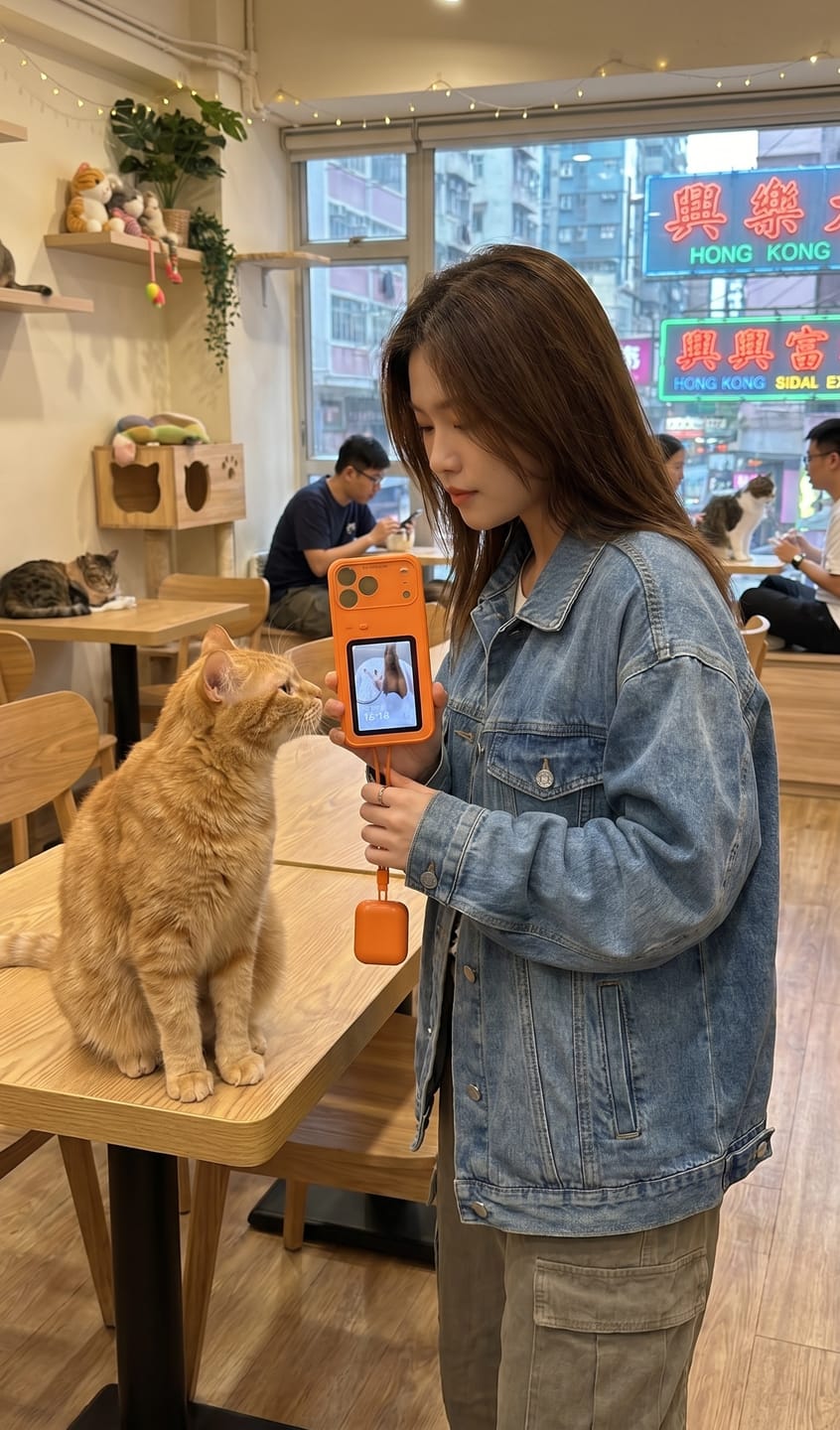 Customer photo review of Casemood AnyScreen | Revolutionary Dual Screen Smart Phone Case