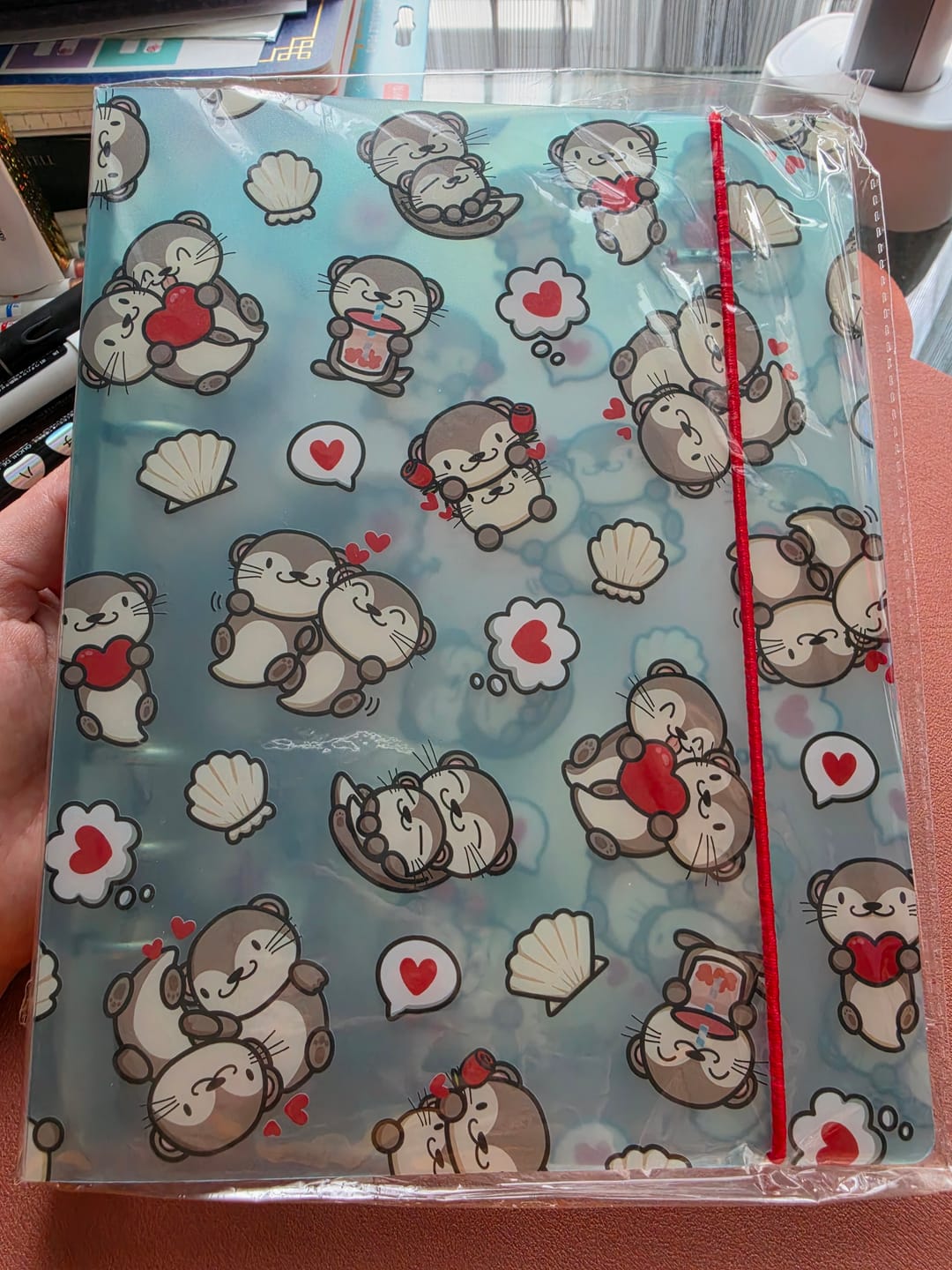 Customer photo review of Sticker Storage Binder - My Otter Half (S Size)