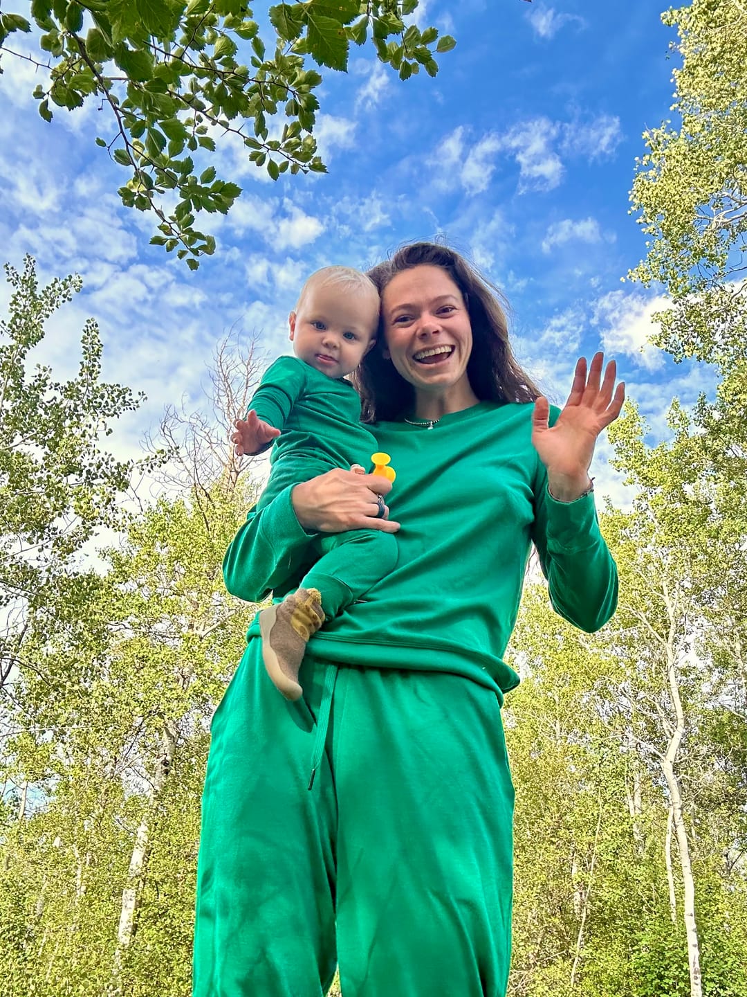 Customer photo review of Merino Wool Adventure Joggers