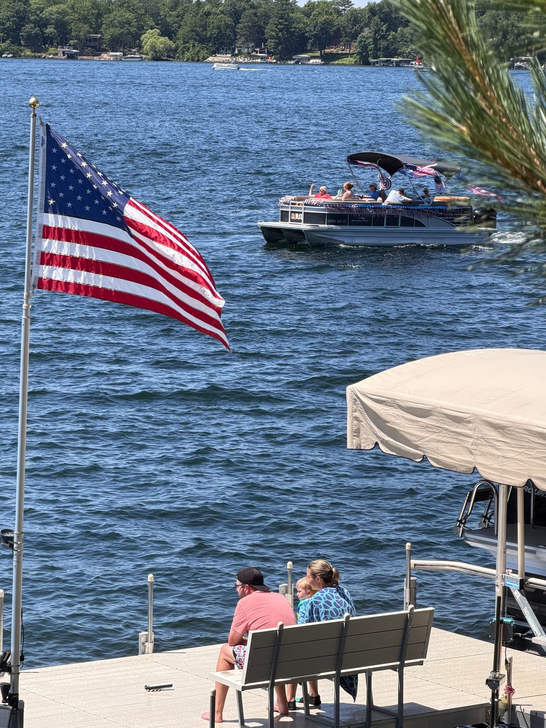 Customer photo review of 5' x 8' American Flag