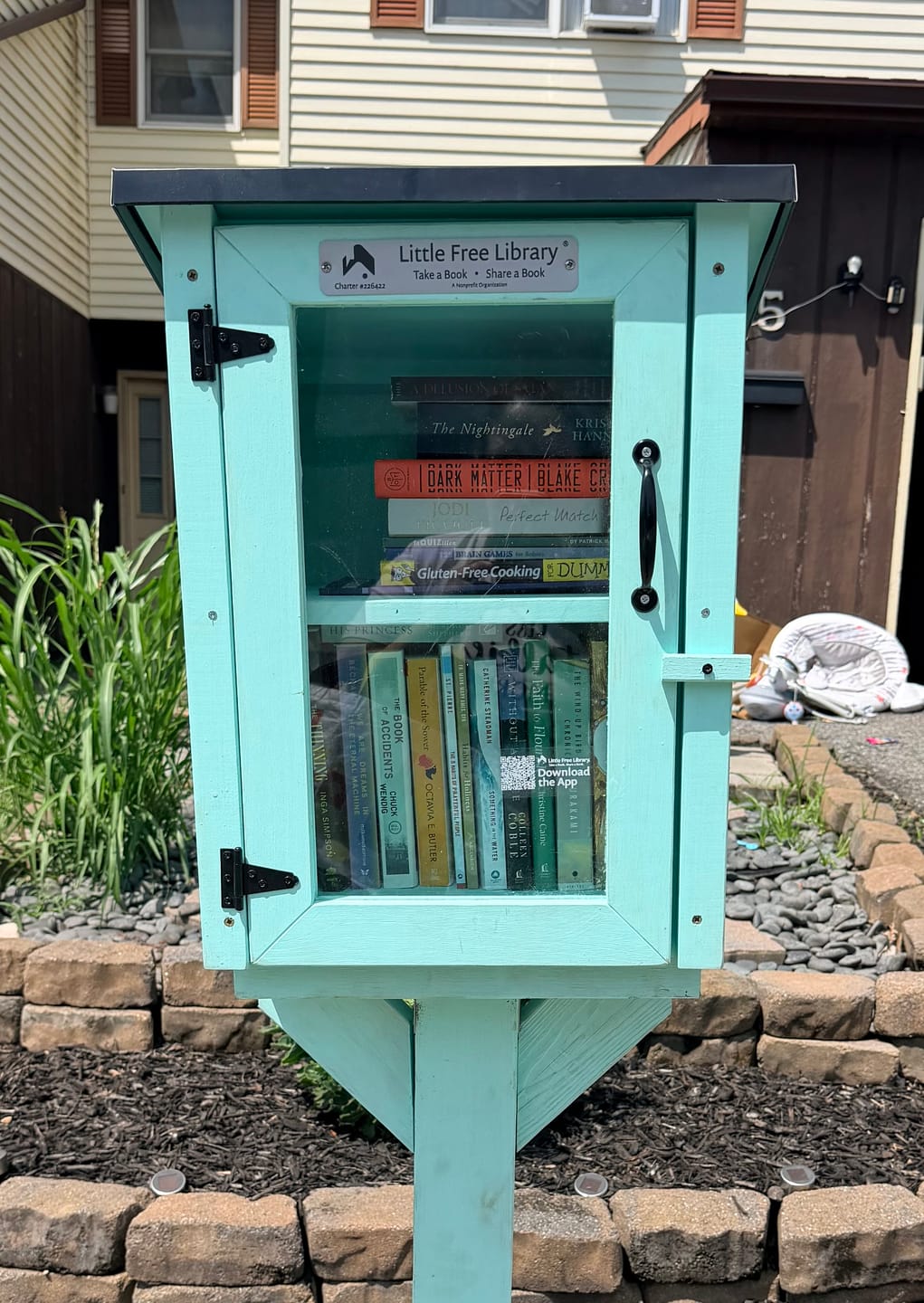 Customer photo review of Two Story Shed Unfinished Kit Little Free Library
