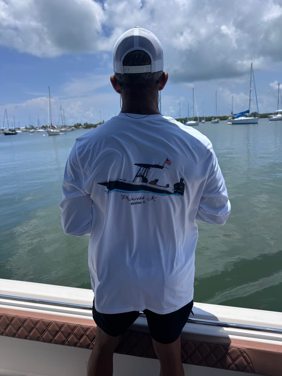 Customer photo review of Dri-Fit Custom Boat Shirts - Long Sleeve