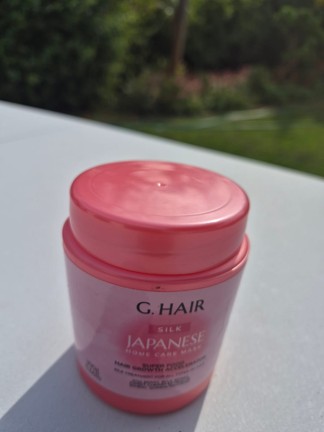 Customer photo review of Inoar Japanese Silk Aftercare Mask 300g — Hydrating Hair Treatment