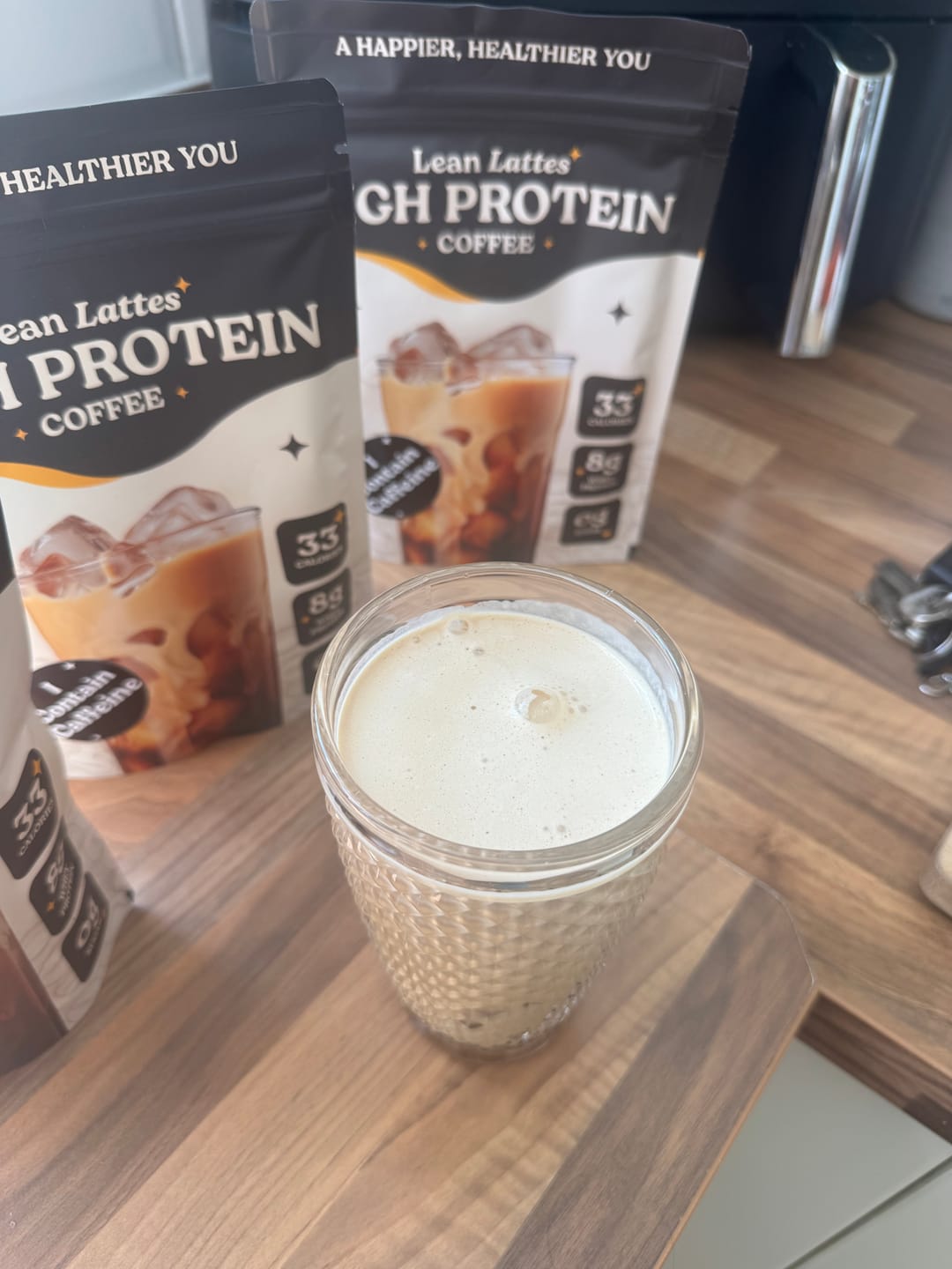 Customer photo review of High-Protein Lean Coffee 🤩
