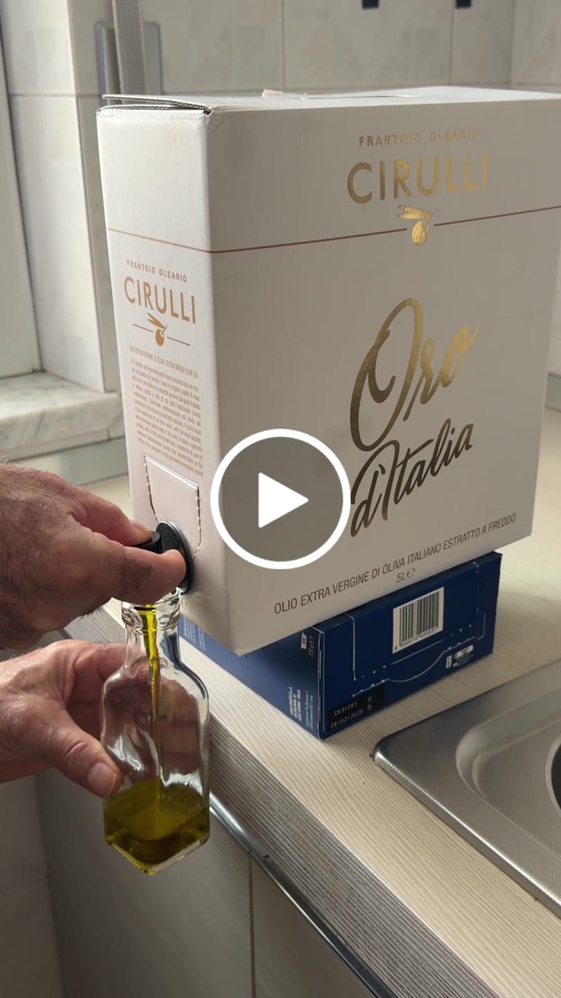 Customer video review of Bag in box di olio extravergine di oliva • 5 Litri