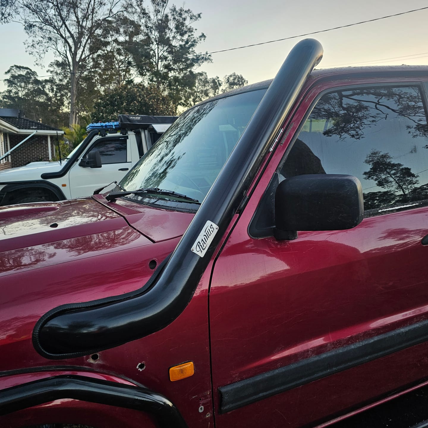 Customer photo review of Stainless Snorkel to suit Nissan GU Patrol (Series 1-3 Passenger Side)