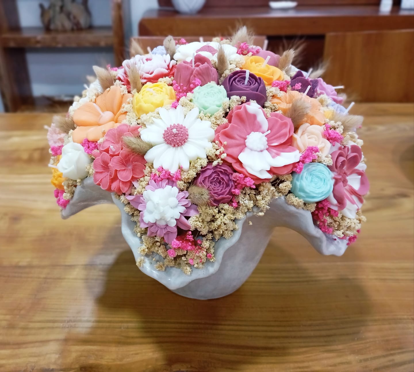 Customer photo review of Cera de Soja para velas en Molde, Pilar y Wax-melts (APF)
