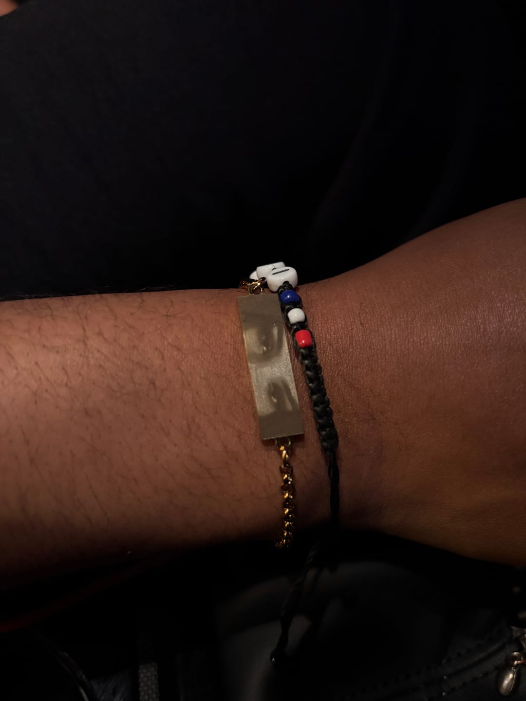 Customer photo review of Personalized Eye Photo Bracelet