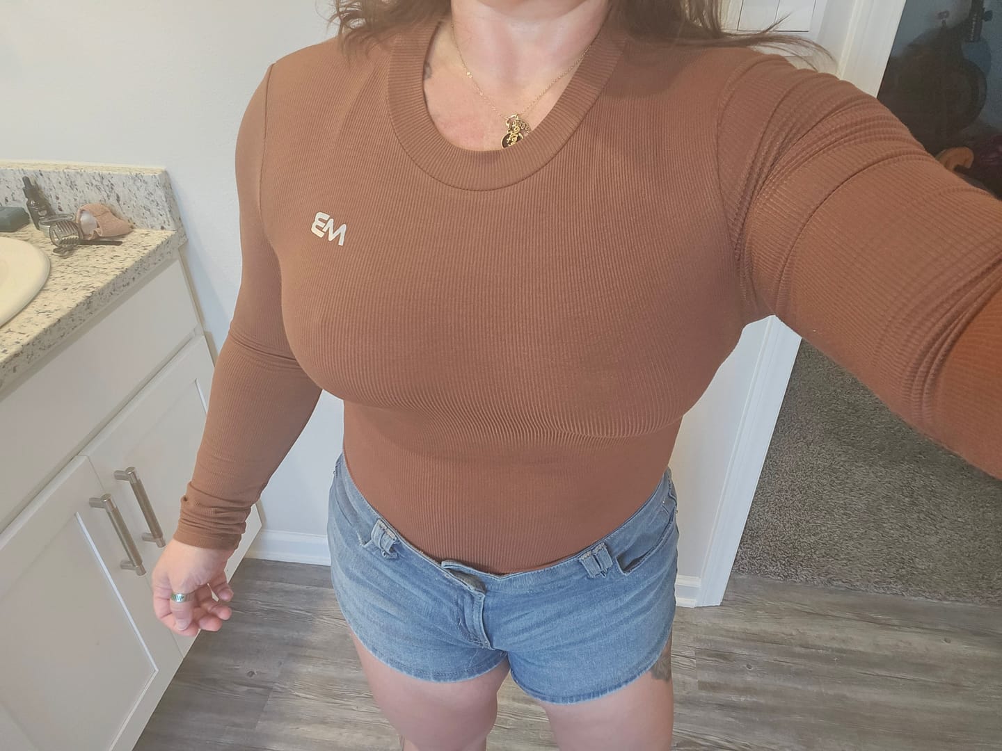 Customer photo review of Aurora Long Sleeve Top