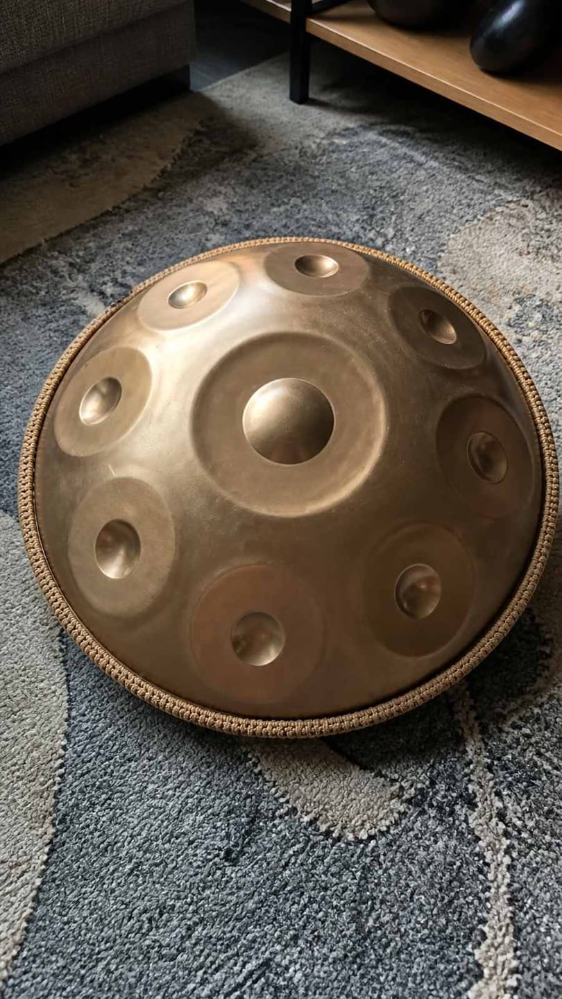 Customer photo review of Handpan D-Moll 9 Noten – Edelstahl, handgestimmt