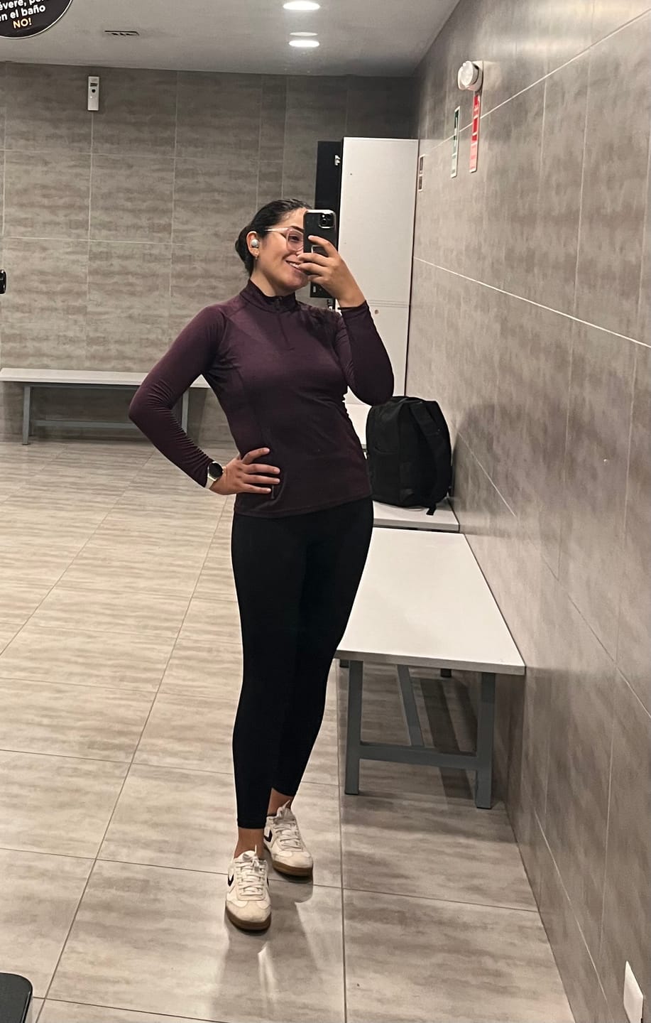 Customer photo review of High Waist Pant | FLŌ - Black