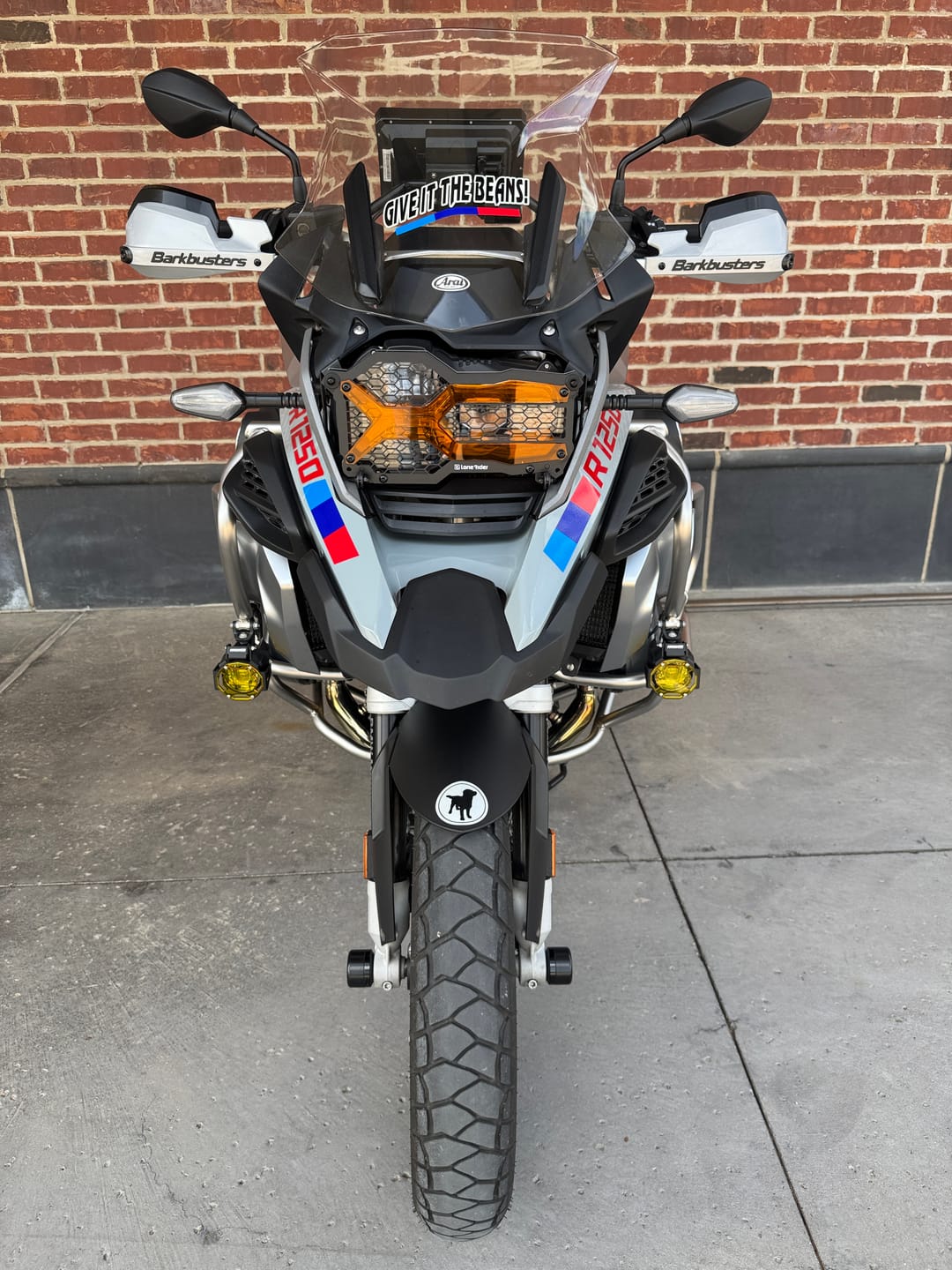 Customer photo review of Headlight Guard Kit BMW R1200/1250 GS / ADVENTURE LC (Liquid Cooled) - [Patent Pending]