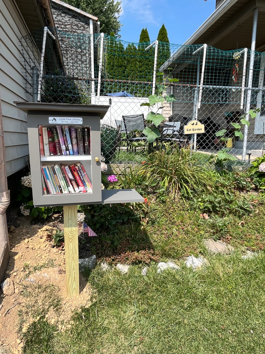 Customer photo review of Little Free Library Official Charter Sign