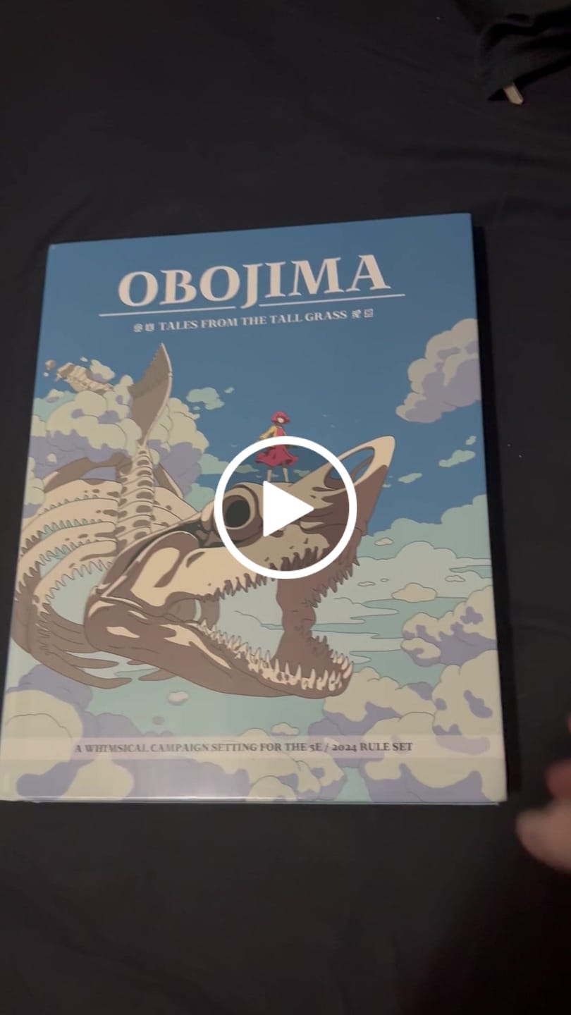 Customer video review of Obojima: Tales from the Tall Grass – Hardcover Campaign Book