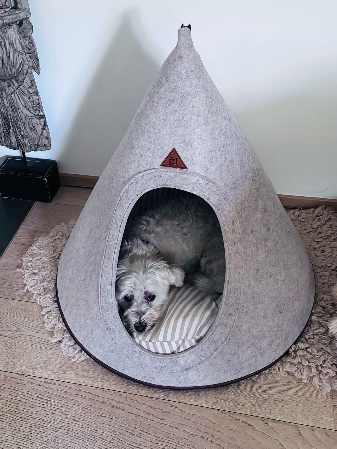 Customer photo review of Tonto - Luxury Dog Tipi