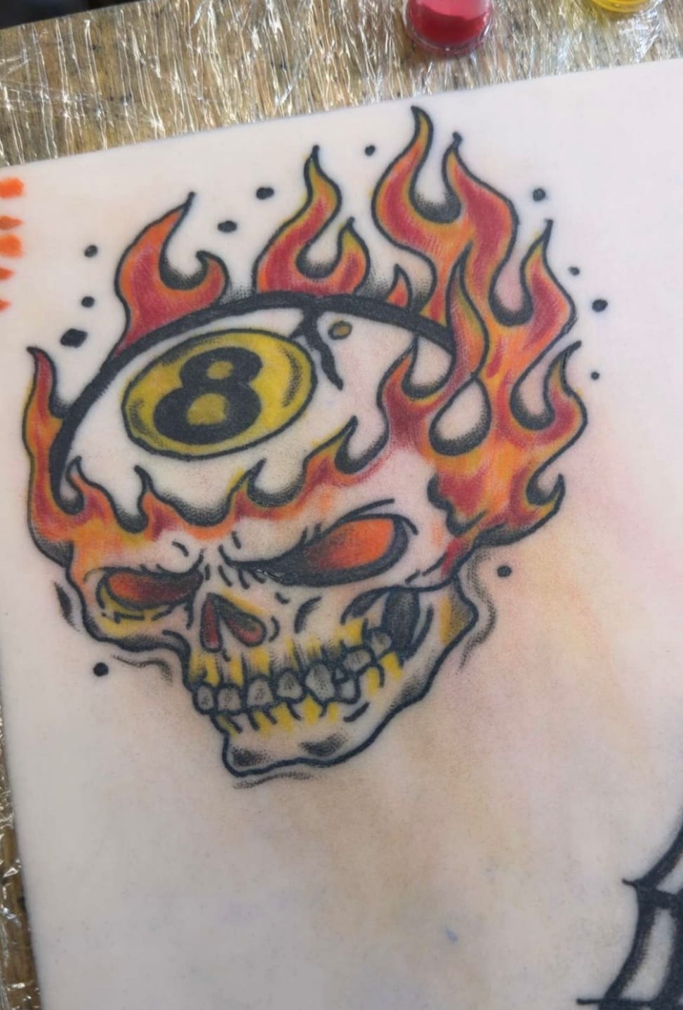 Customer photo review of Tattoo Practice Skin | Size Med A4 | Ben Fisher Pack of 5