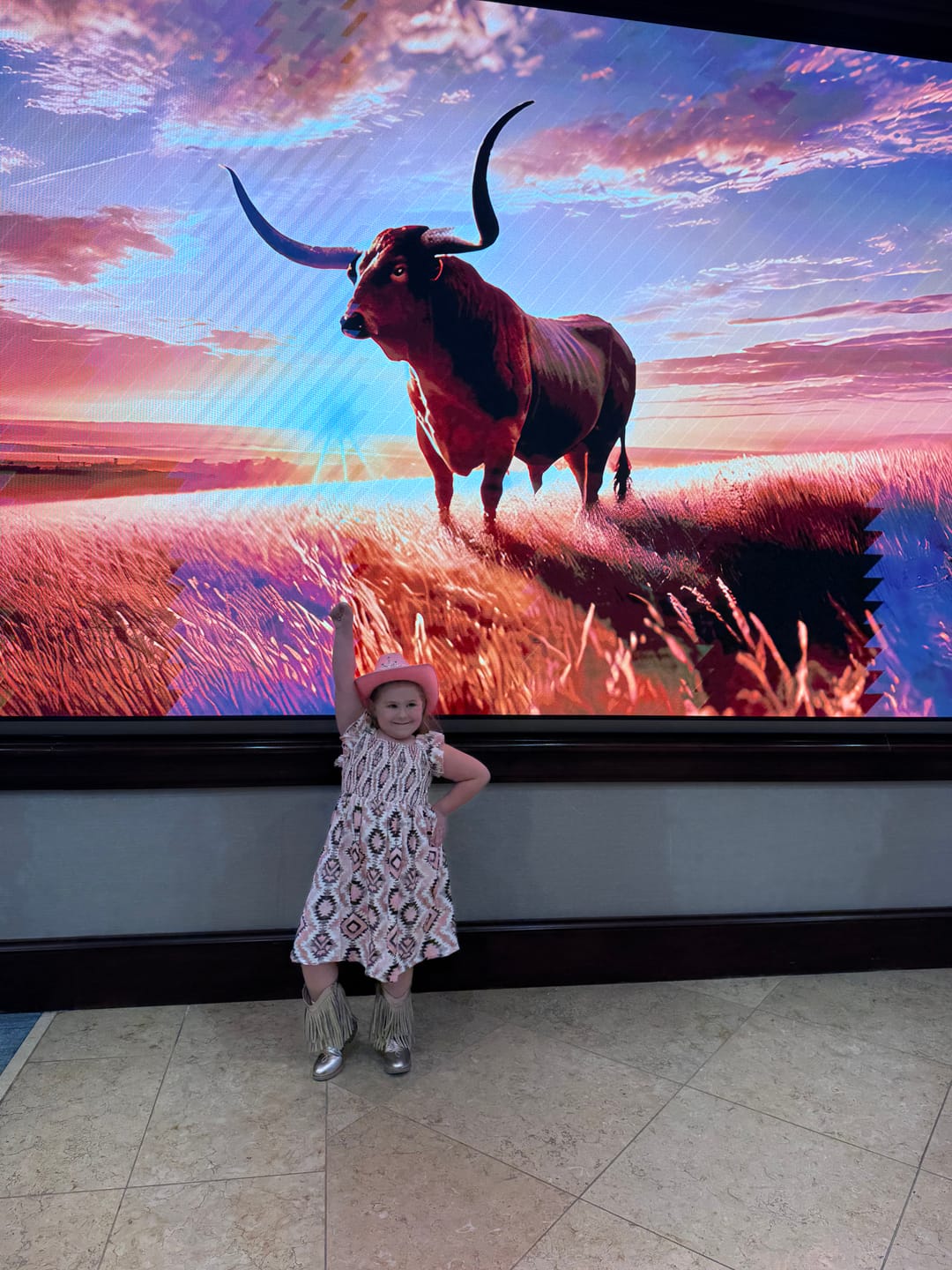 Customer photo review of YOUTH Aztec Dress, (8-14)