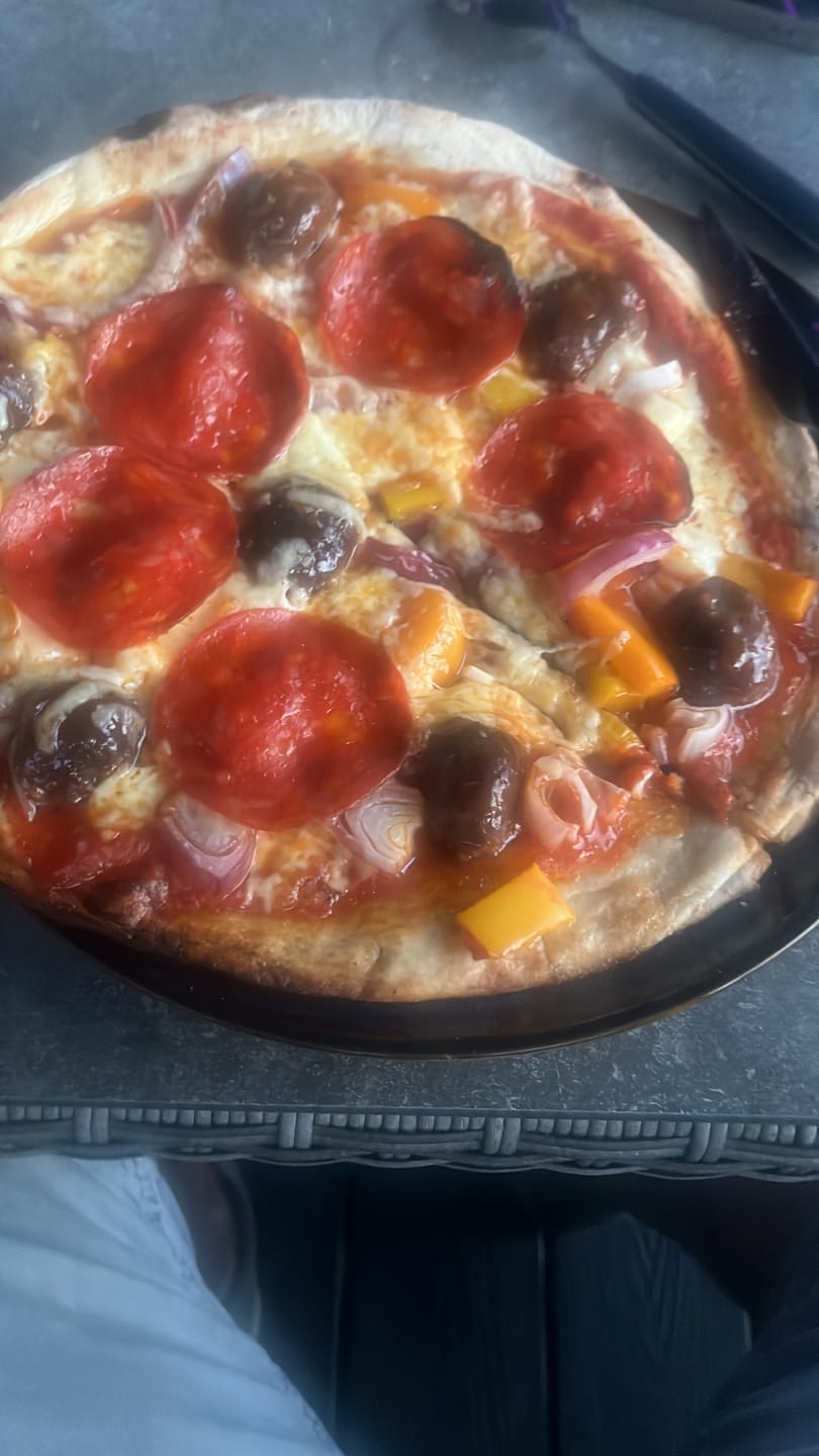 Customer photo review of Sourdough Pizza Bases
