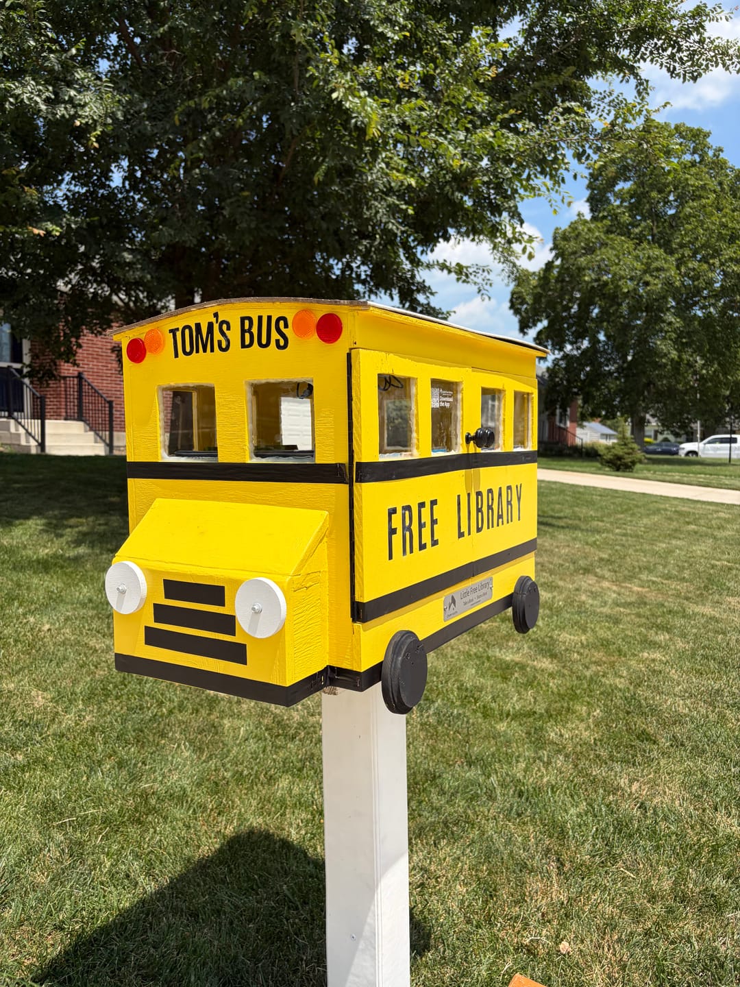 Customer photo review of Little Free Library Official Charter Sign