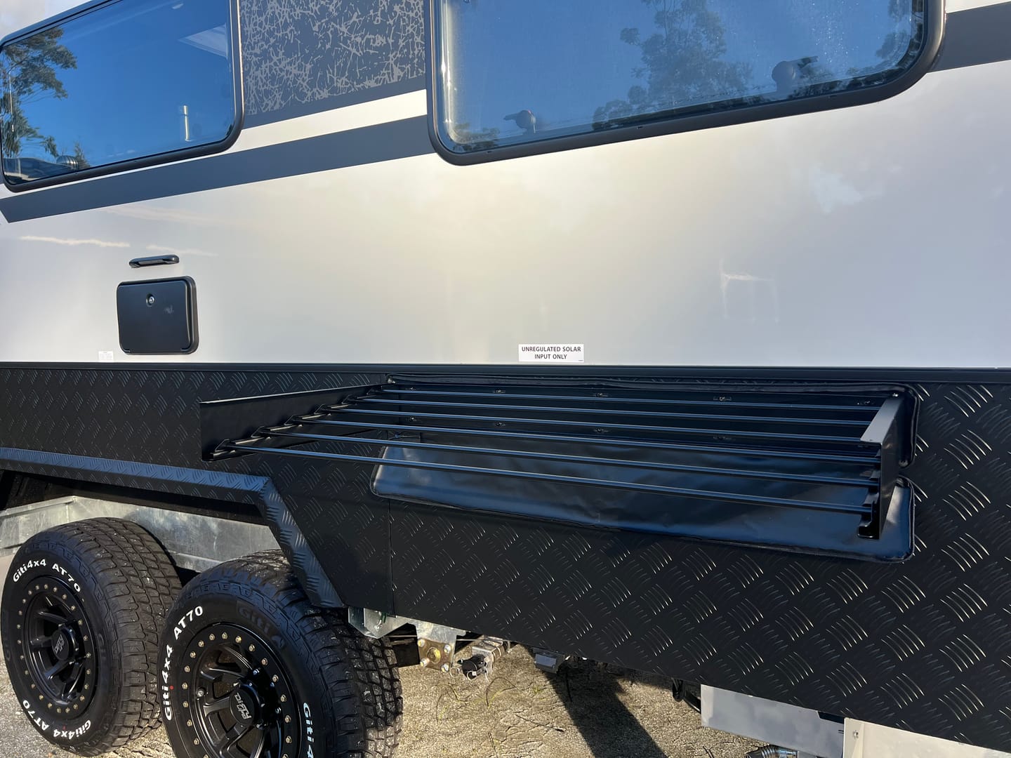 Customer photo review of Caravan Wall Mounted Drying Rack - Foldable Indoor and Outdoor