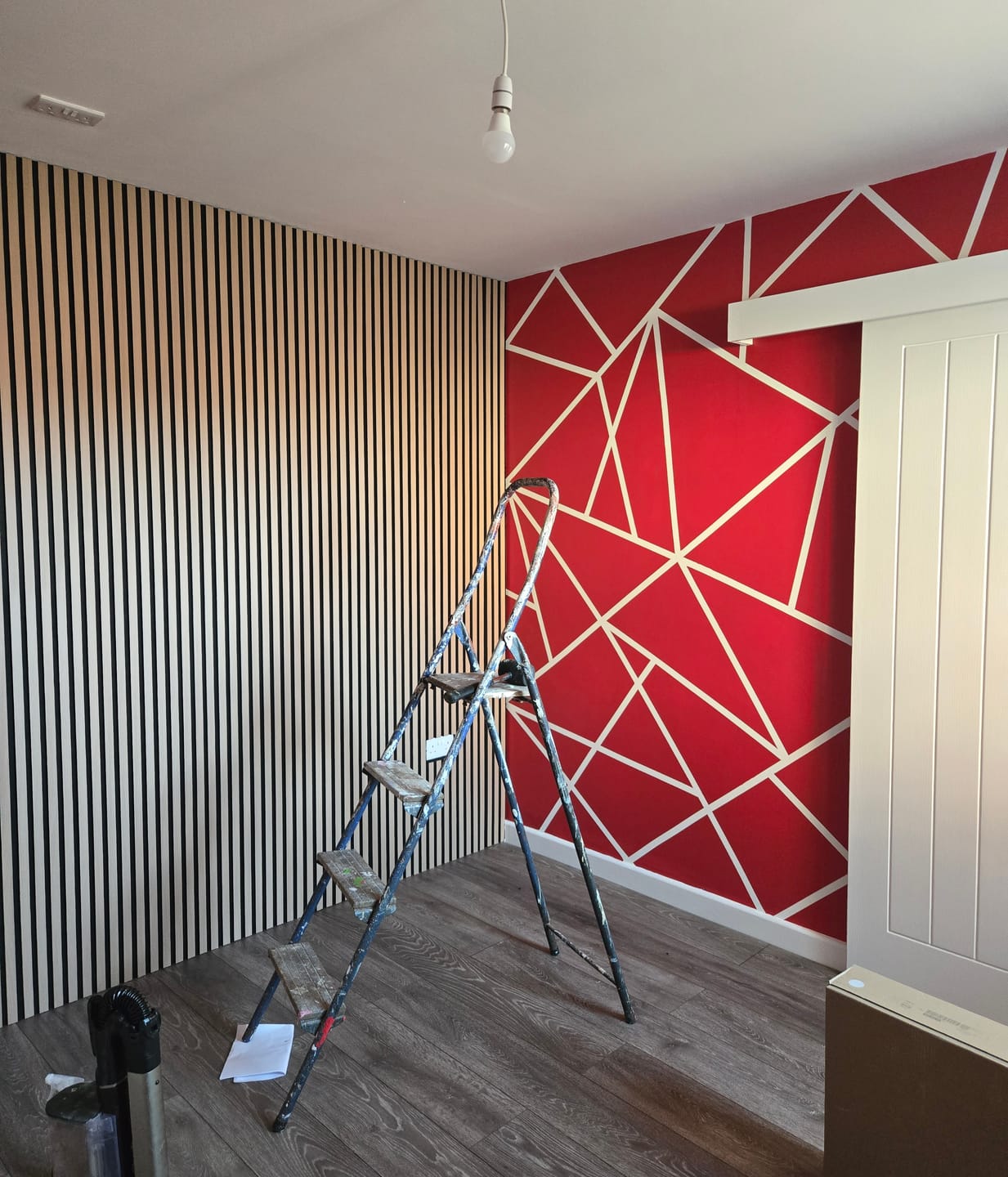 Customer photo review of Wall Panel Installation Adhesive