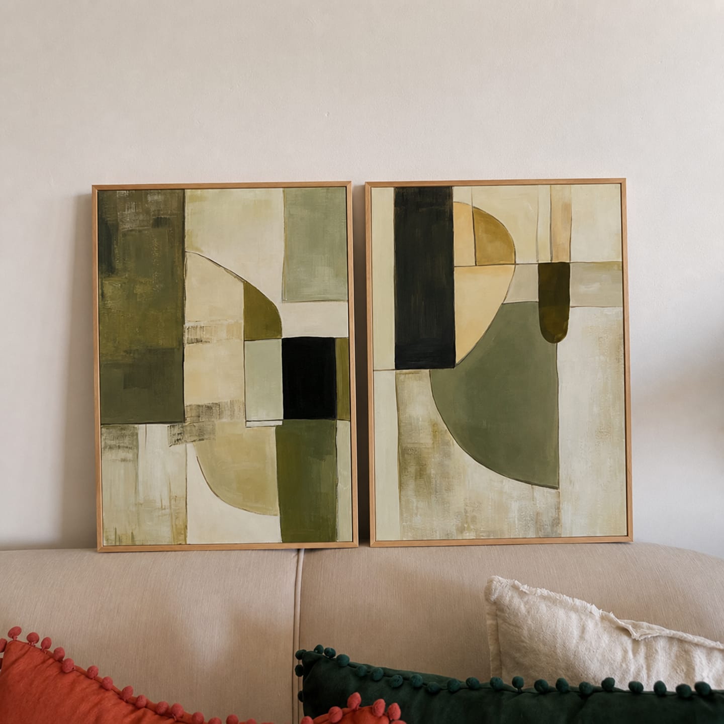 Customer photo review of Wabi Sabi Wall Art Set of 2 #VS140