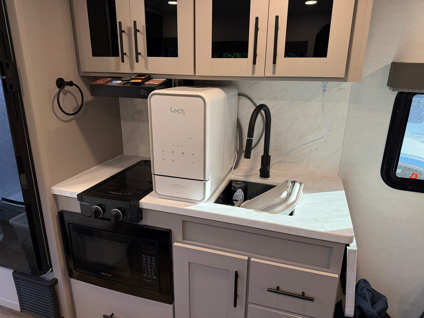 Customer photo review of Capsule Dishwasher
