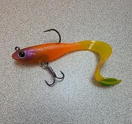 Customer photo review of TRUSCEND Duramax Pre-Rigged TPE Soft Swimbait Fishing Lures with BKK Hooks