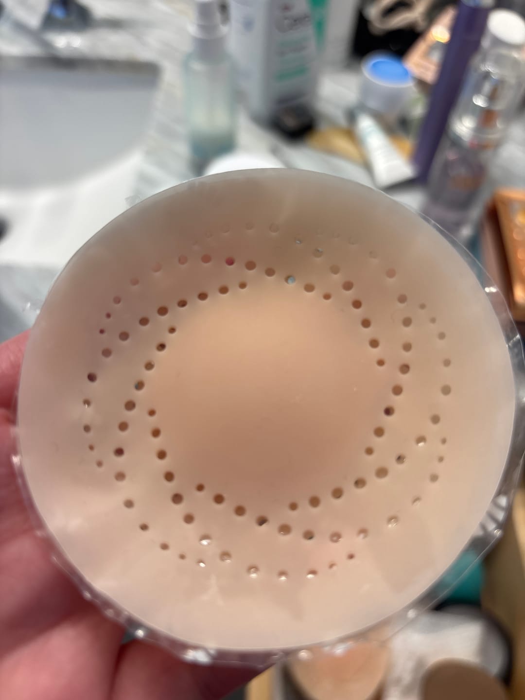 Customer photo review of Women's Breathable Invisible Nipple Covers – 3 Pairs TH001