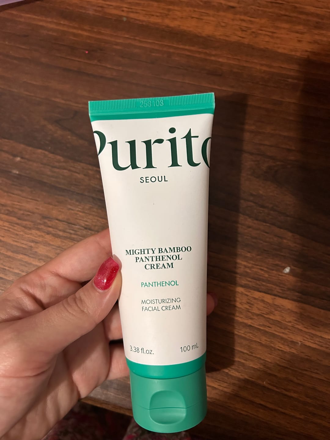 Customer photo review of Mighty Bamboo Panthenol Cream
