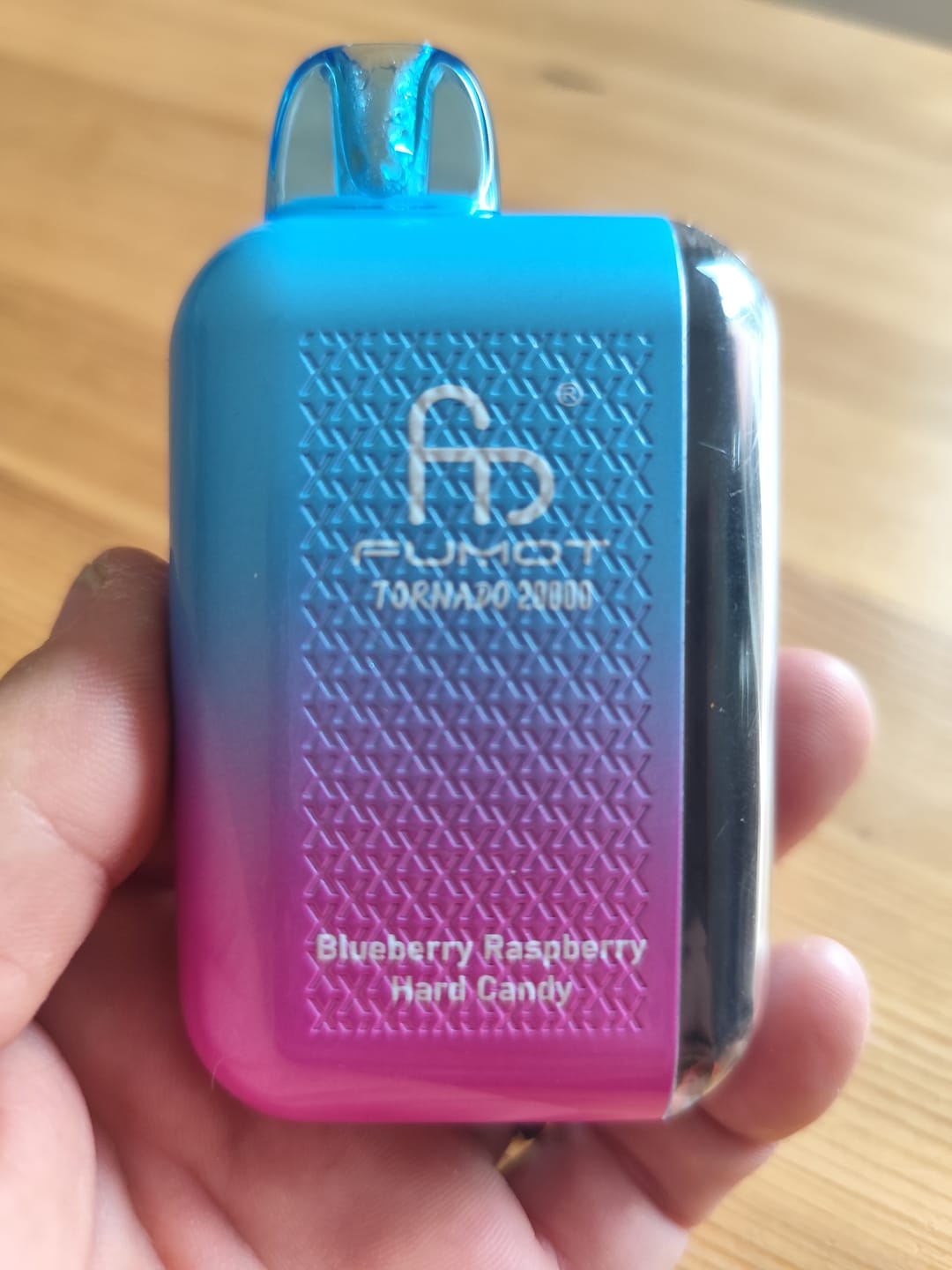 Customer photo review of NEU🔥 RandM Tornado Vape 20000- Blueberry Raspberry Hard Candy