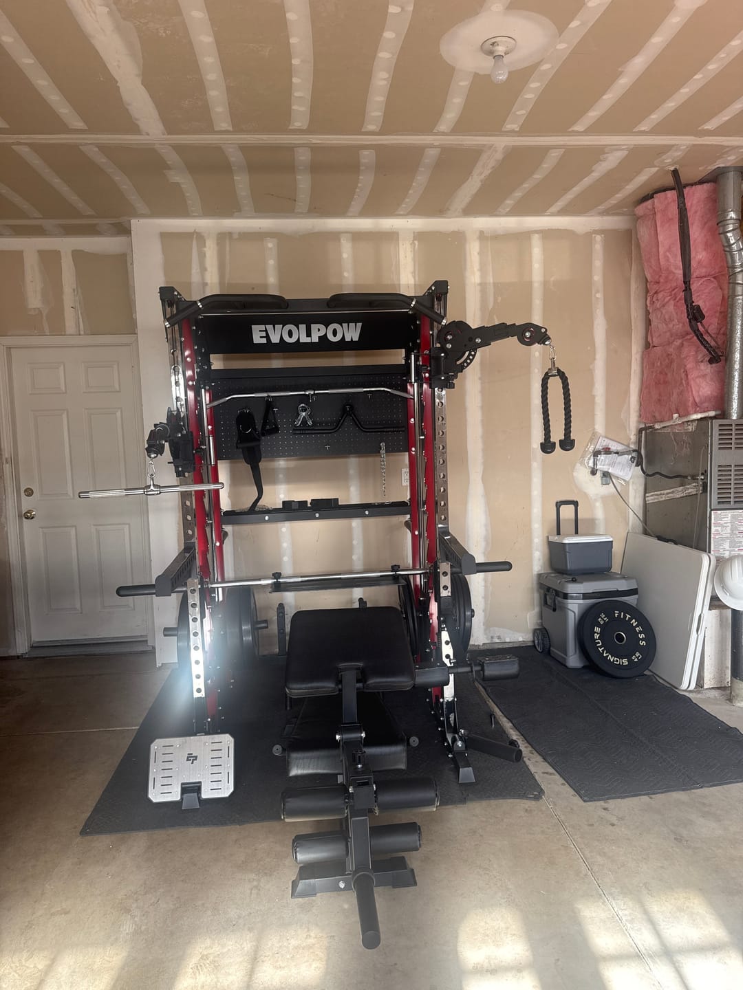 Customer photo review of EVOLPOW M2B Pro Brute All-In-One Smith Machine Home Gym