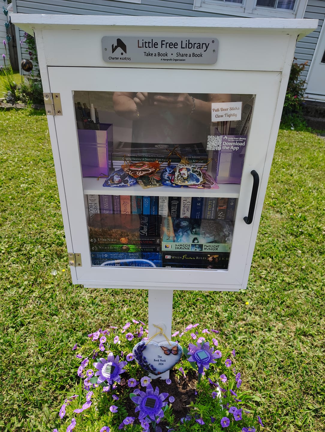 Customer photo review of Little Free Library Official Charter Sign