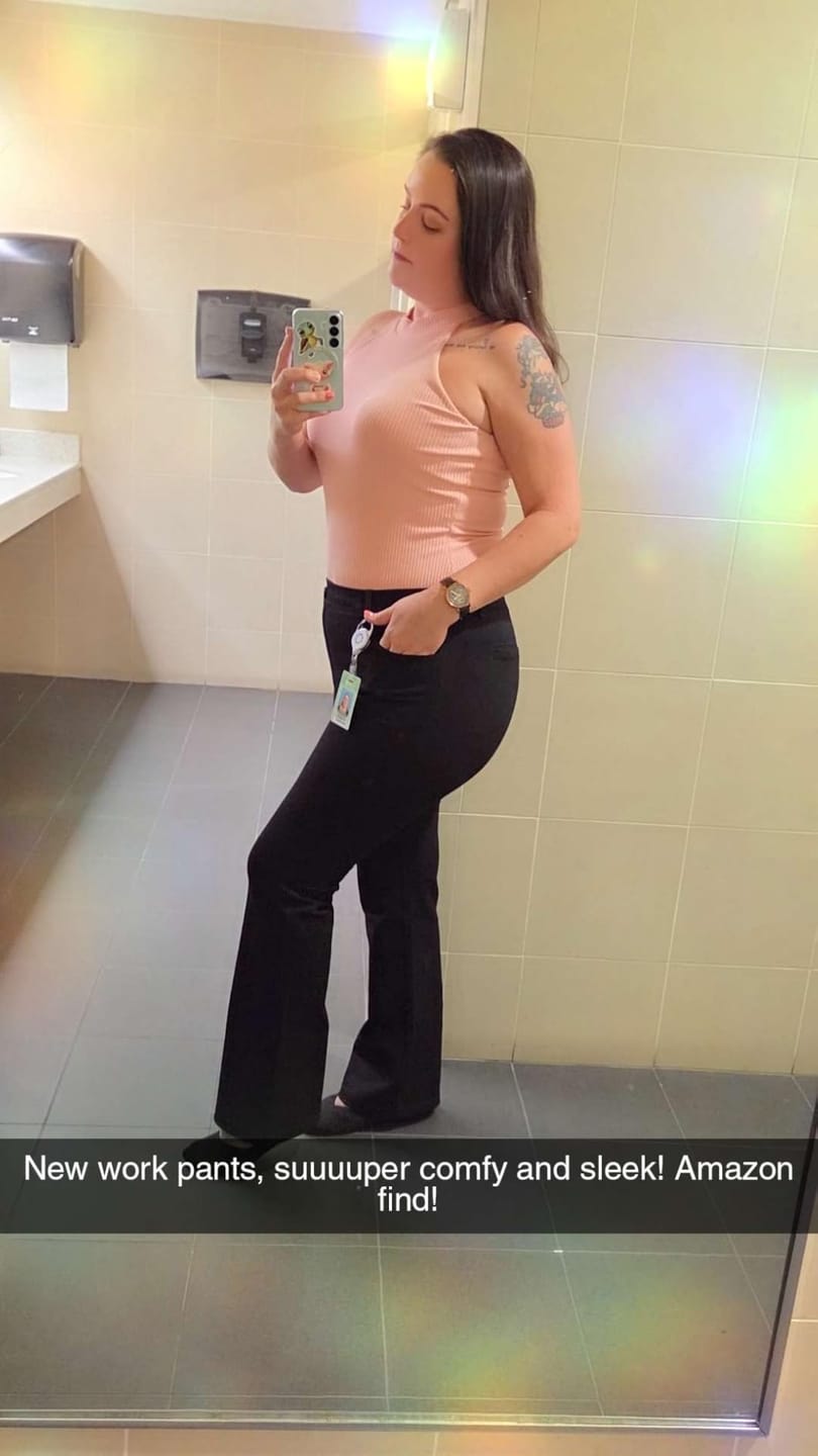Customer photo review of Incognito Dress Pants