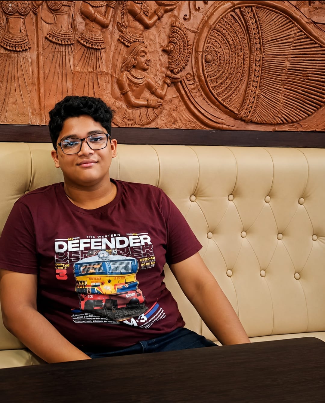 Customer photo review of WCAM 3 The Western Defender Cotton T-shirt