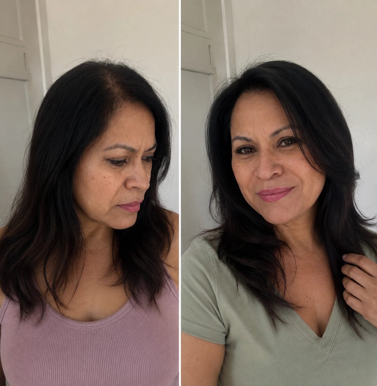 Customer photo review of Barra de Revitalización Capilar Coreana