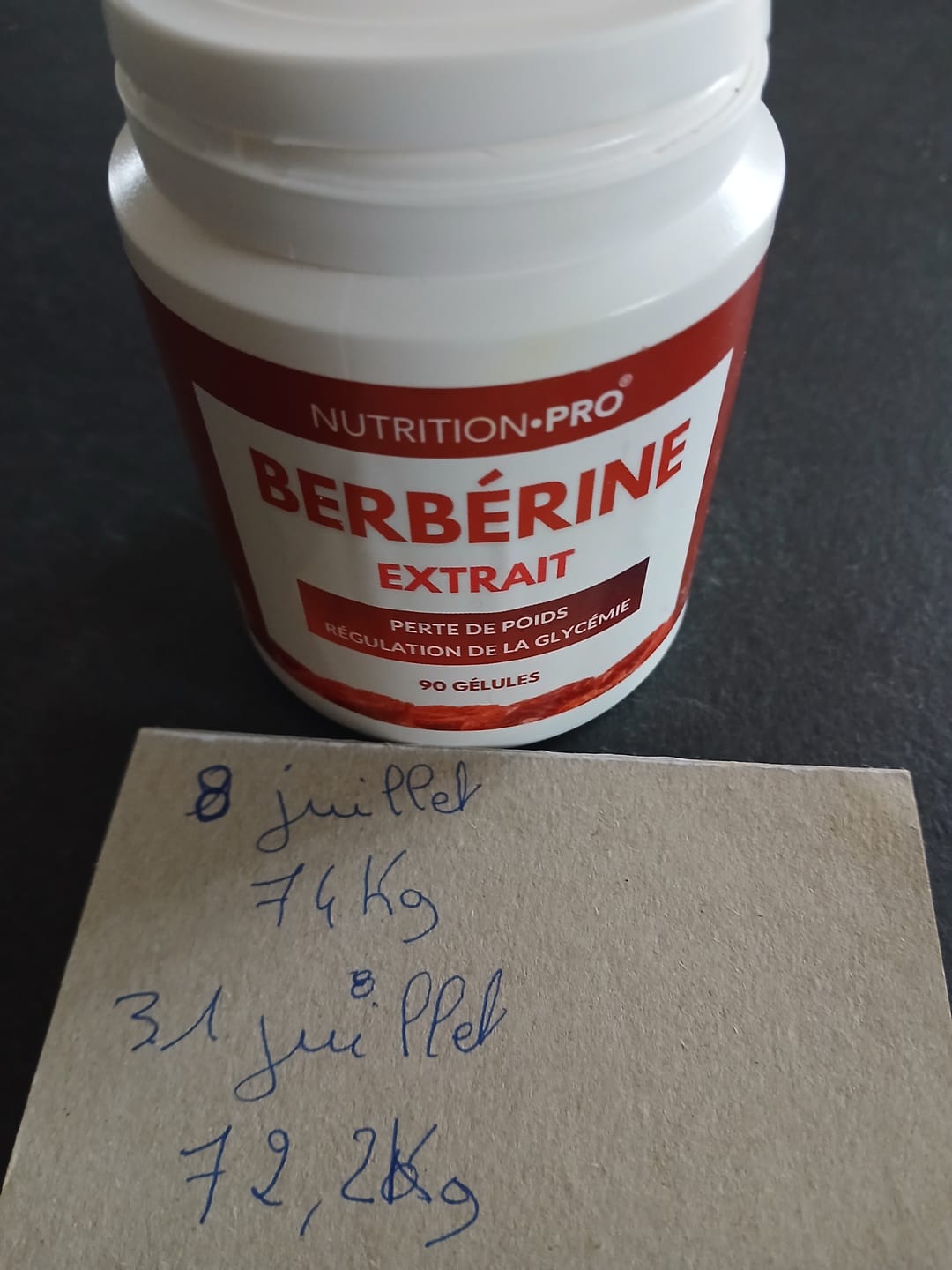 Customer photo review of BERBÉRINE (EXTRAIT 97%) - 90 GÉLULES