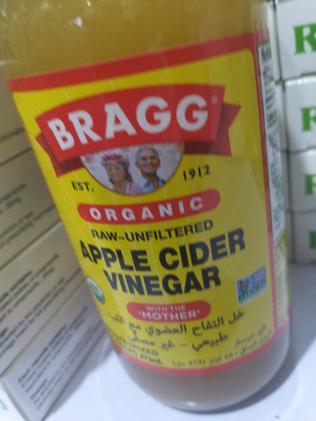 Customer photo review of Organic Apple Cider Vinegar