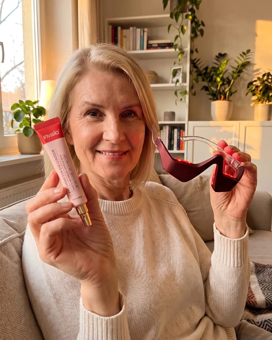 Customer photo review of LUMIN BOOST™ Peptide Creme