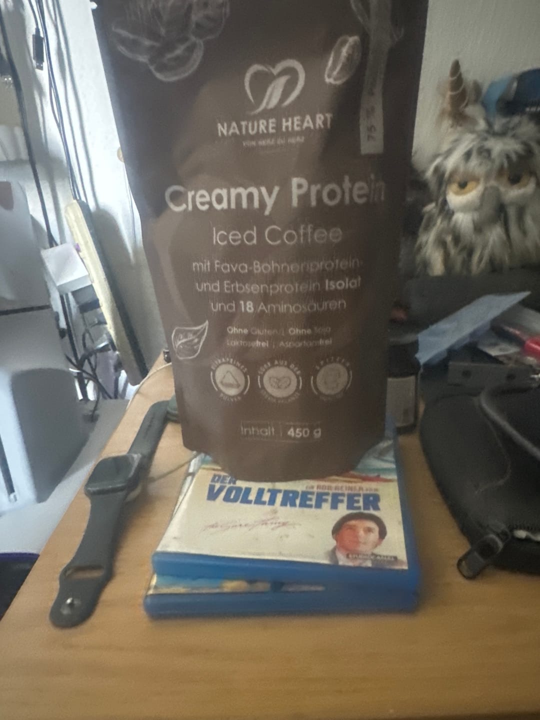 Customer photo review of Creamy Protein Iced Coffee