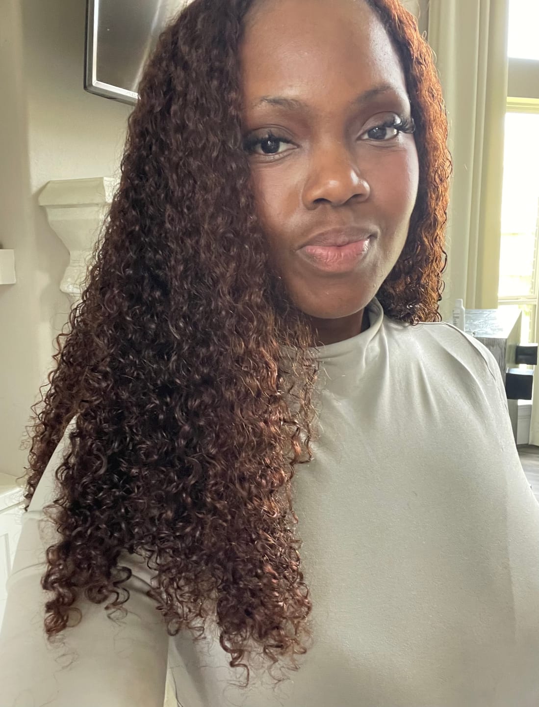 Customer photo review of LM Baby Curly™️ (Low-Maintenance Collection)- Virgin Hair