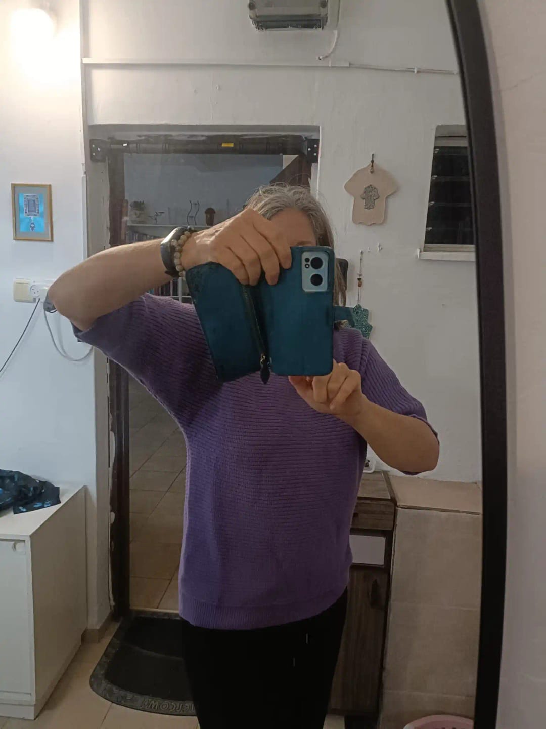 Customer photo review of Lightweight Cotton Blend Casual Sweater