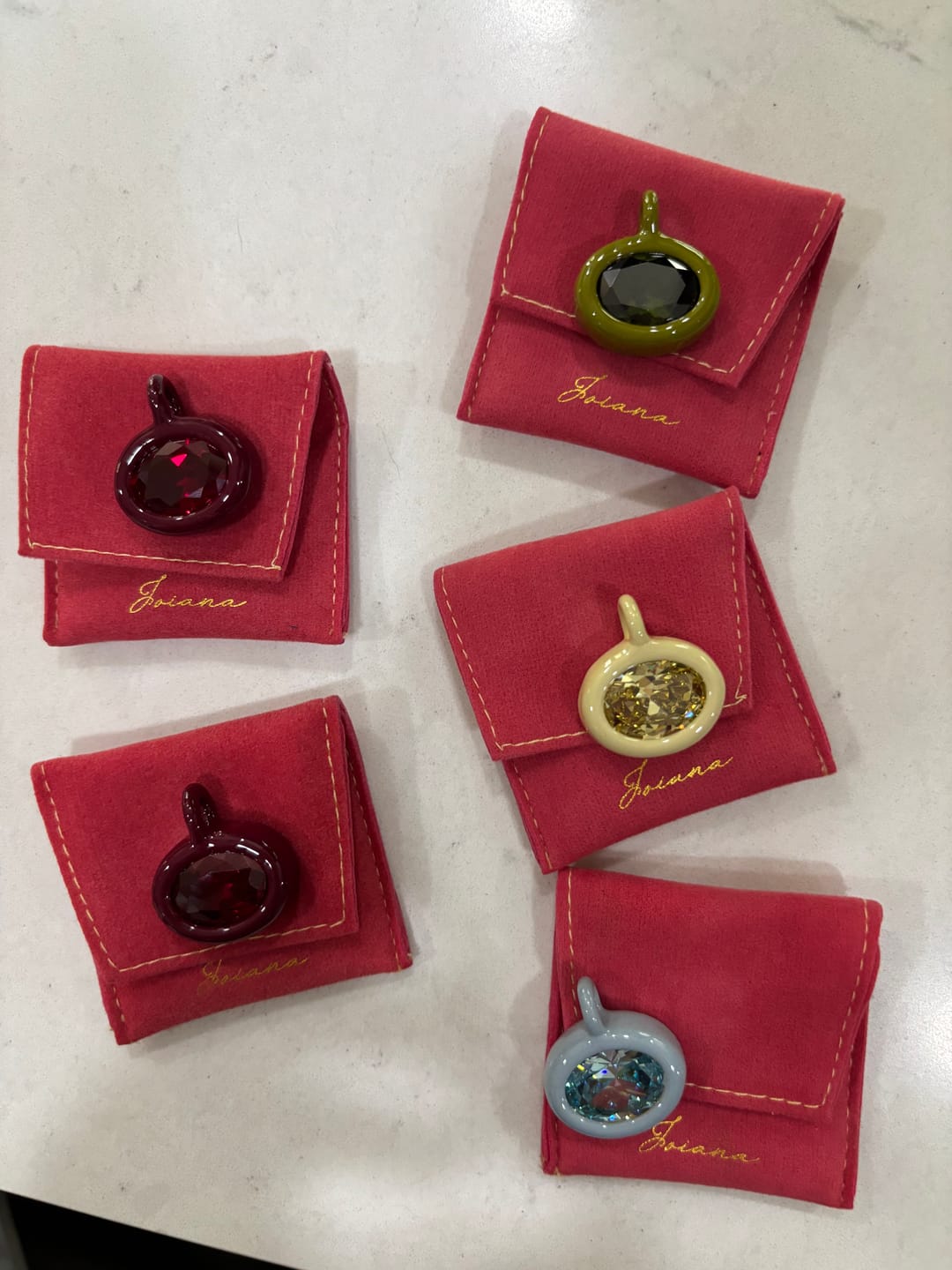 Customer photo review of The Birthstone Charm