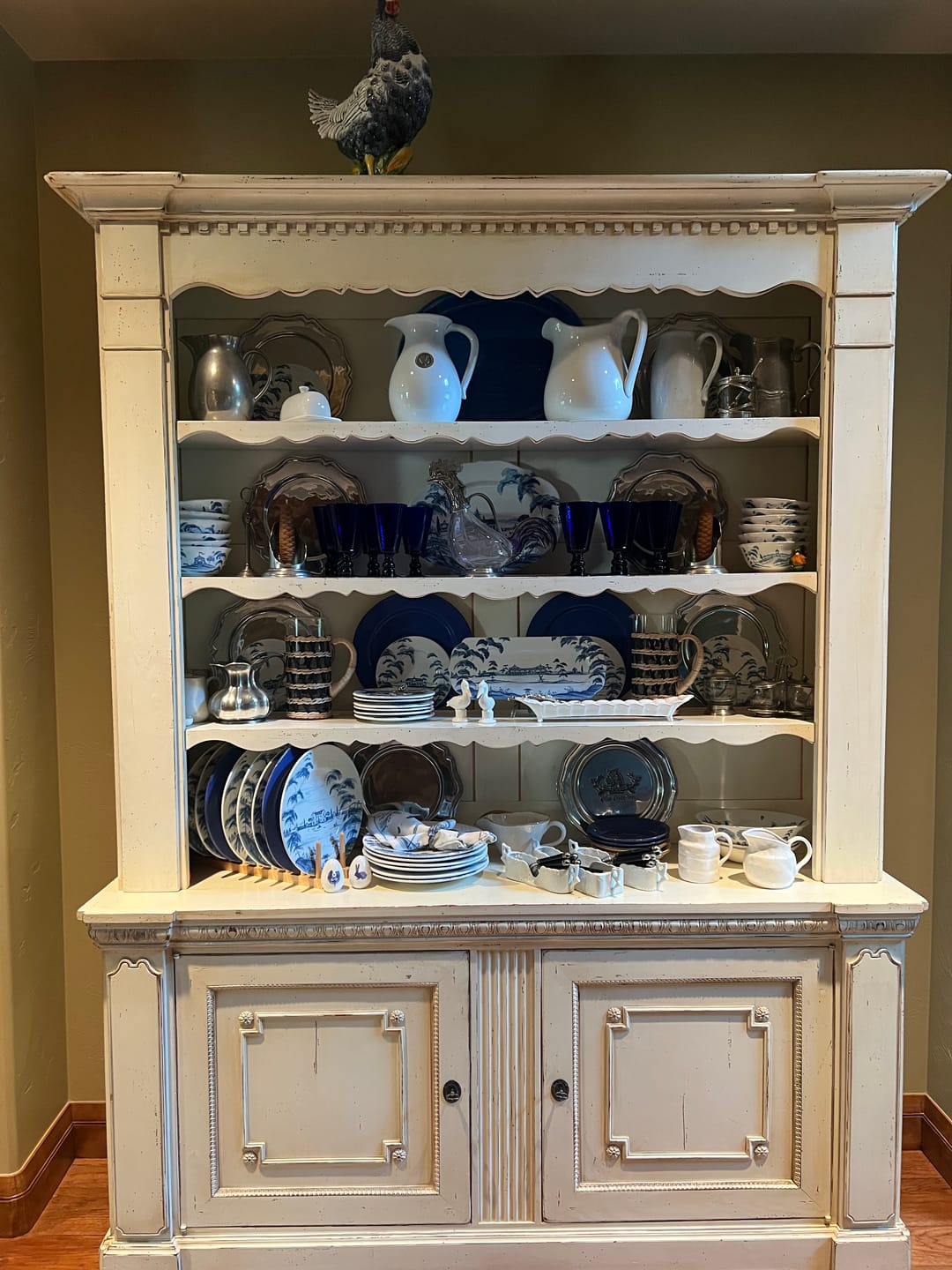 Customer photo review of Country Estate 15" Hostess Tray Delft Blue*