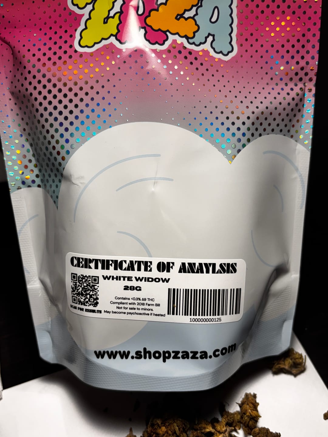 Customer photo review of White Widow - 28 Grams - Hybrid